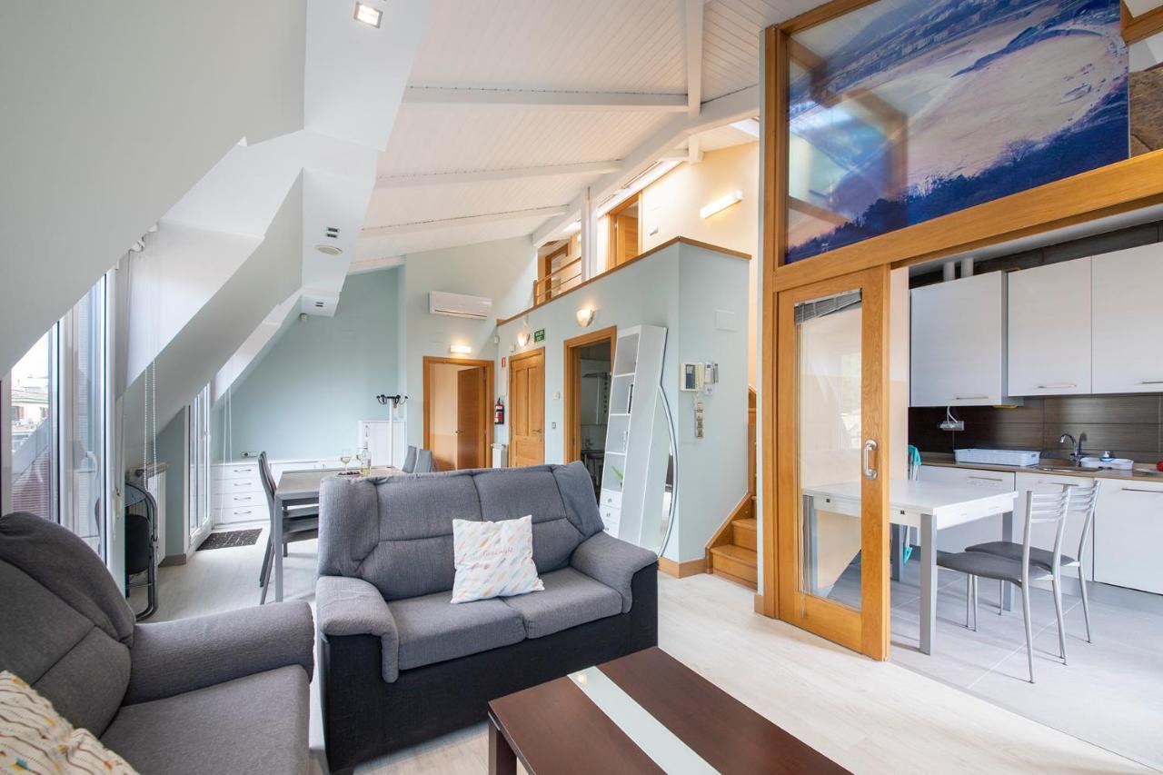 Apartamento Luxury Duplex Penthouse With Terrace-Old Town San Sebastián Exterior foto