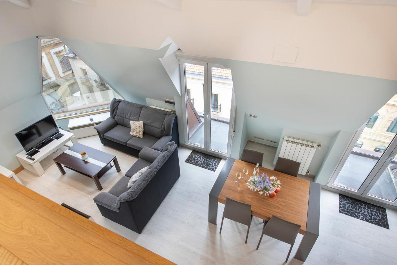 Apartamento Luxury Duplex Penthouse With Terrace-Old Town San Sebastián Exterior foto